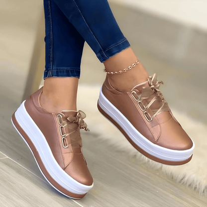 Chaussures de loisir femme élégantes à lacets