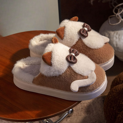 NATALY - Chaussons d'hiver en peluche pour femmes