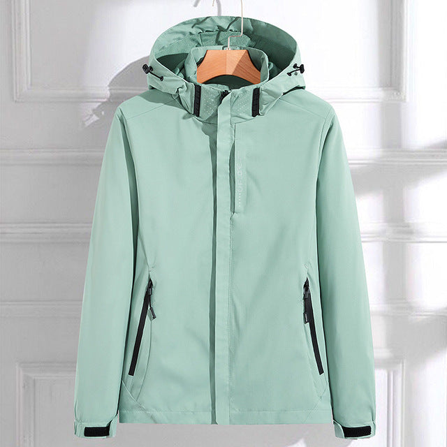 Veste Femme Fonctionnelle à Capuche et Fermeture Éclair - BerlinGlamour