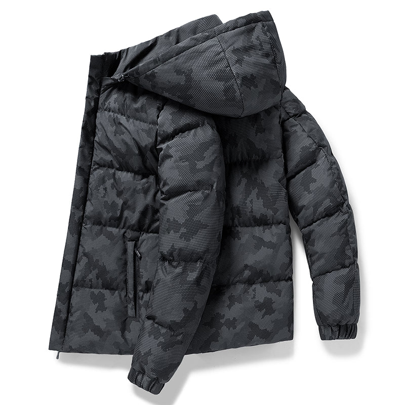Parka Ski Homme Motif Montagne - BerlinGlamour