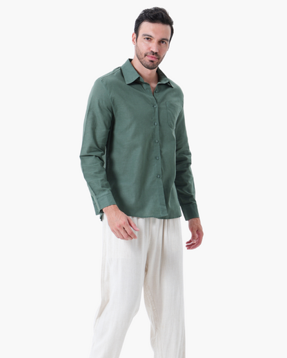 Costume Homme Lin En 2 Pièces Été Décontracté