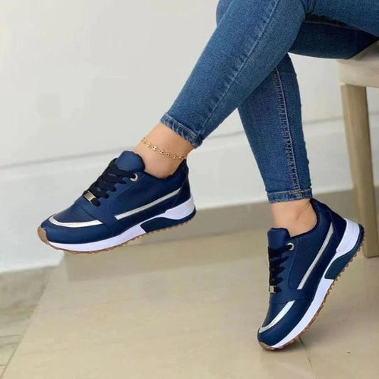 Baskets Femmes Sport Bleu Marine - PanierRoyale