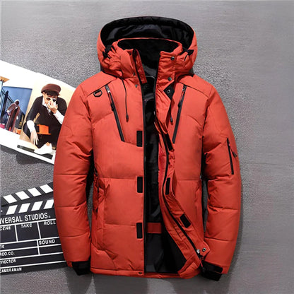Veste Hiver Homme Capuche Éclair Réversible - PanierRoyale
