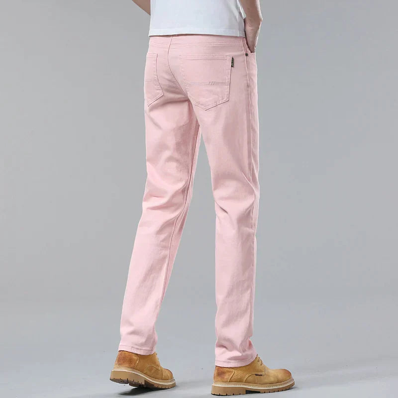 Jean Slim Fit Homme Denim Élégant