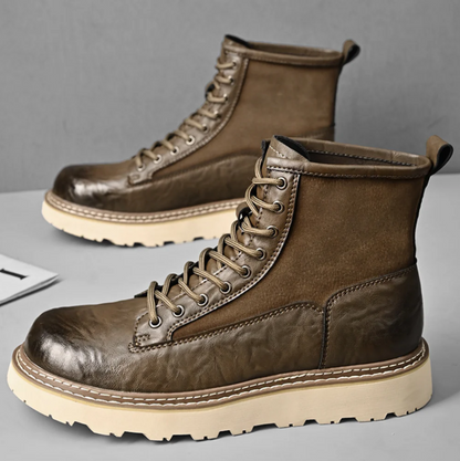 Bottines Homme Cuir Noir Élégantes - BerlinGlamour