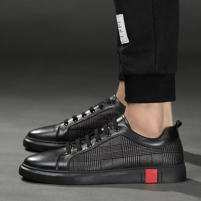 Baskets Homme Cuir de Qualité
