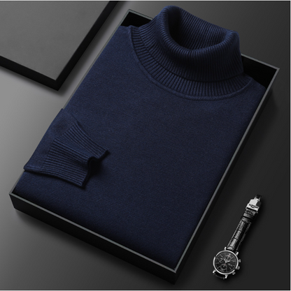 Pull Homme Col Roulé Décontracté Printemps
