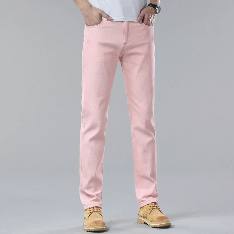 Jean Slim Fit Homme Denim Élégant