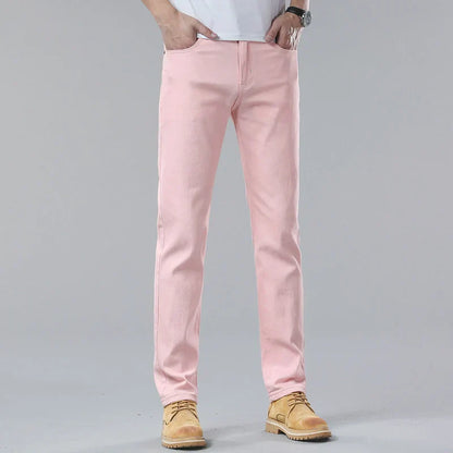 Jean Slim Fit Homme Denim Élégant