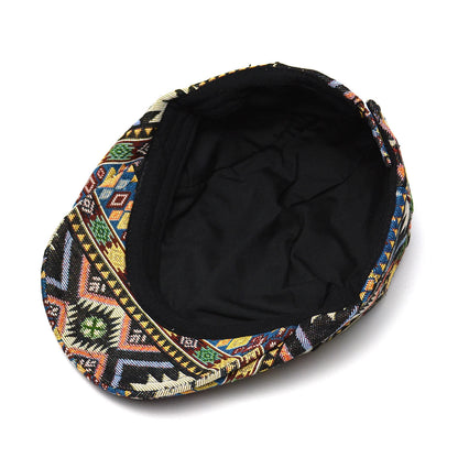 Bonnet Tricoté Geométrique Homme