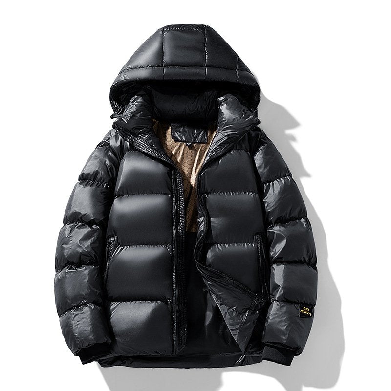 Doudoune Homme Hiver avec Capuche Chaude et Légère - BerlinGlamour