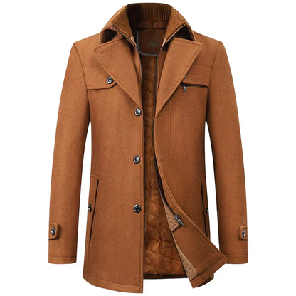 Manteau Homme Hiver Noir Tailleur