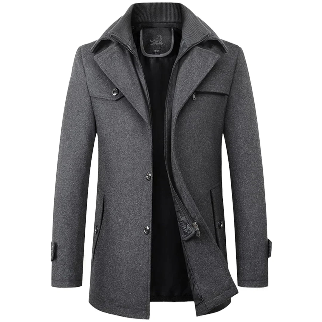 Manteau Homme Hiver Noir Tailleur