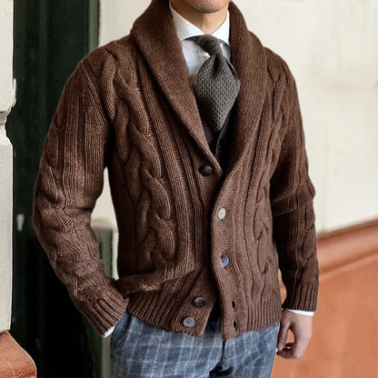 Cardigan Homme Chaud pour Automne et Hiver