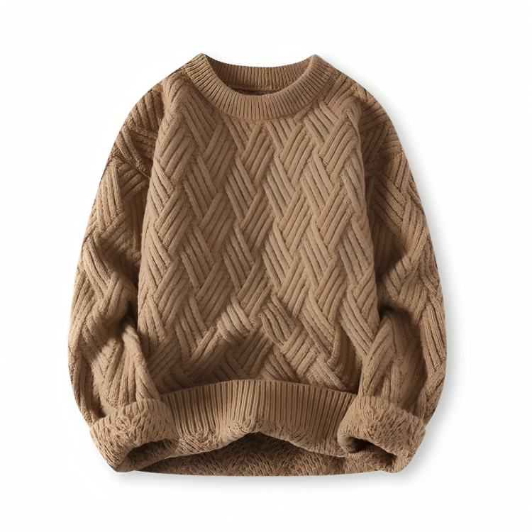 Pull en Mélange de Laine Chaud et Élégant