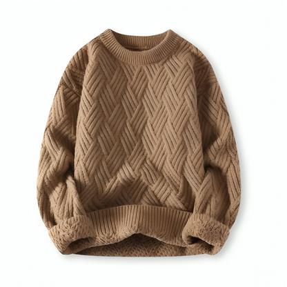 Pull en Mélange de Laine Chaud et Élégant