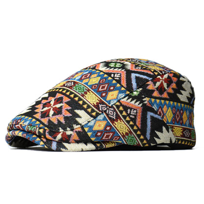 Bonnet Tricoté Geométrique Homme