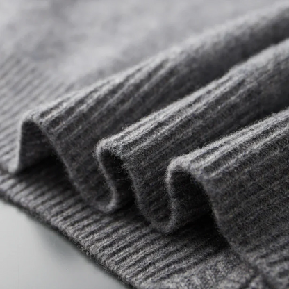 Pull Homme Mérinos Zippé Chaud et Léger