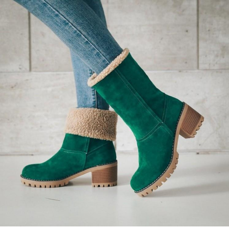 Bottes Femmes Hiver Fourrées et Chauffantes