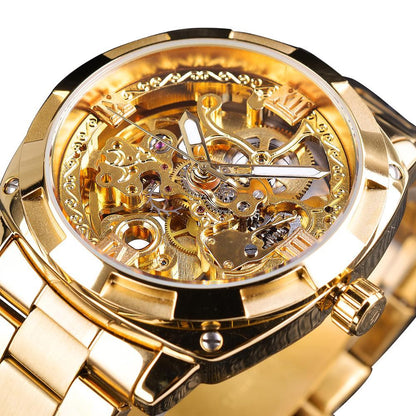Montre Homme Élégante Verre Cristal Transparent - BerlinGlamour