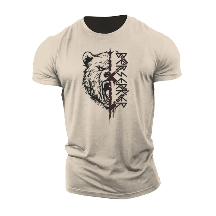 T-Shirt Homme Court Manches Coton Décontracté
