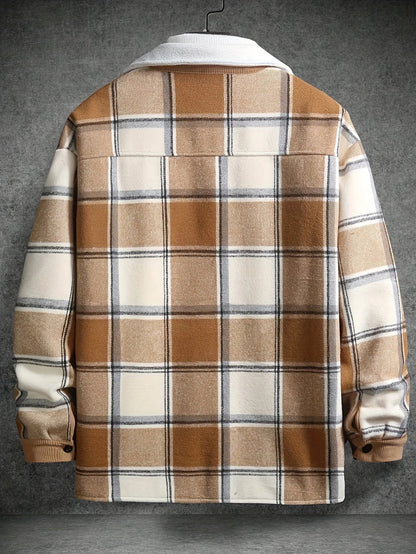 Veste Carreaux Décontractée pour Homme
