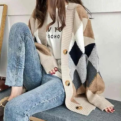 Cardigan Femme Élégant à Fermeture Boutons - PanierRoyale