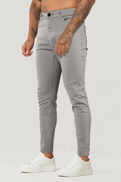 Jean Slim Homme Gris Clair - BerlinGlamour
