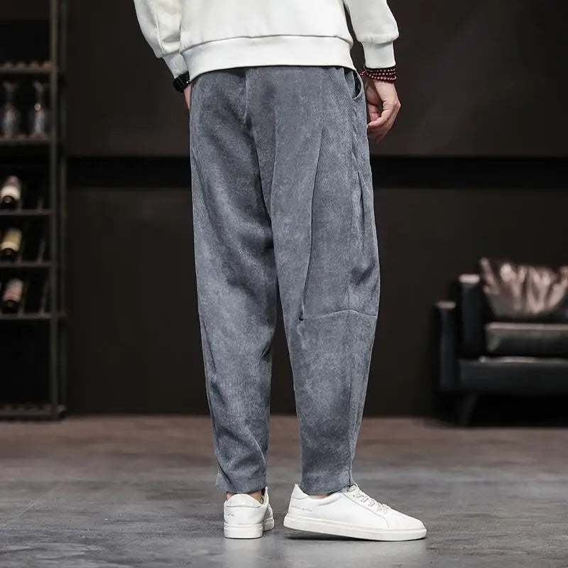 Pantalon Homme Décontracté Jambe Large