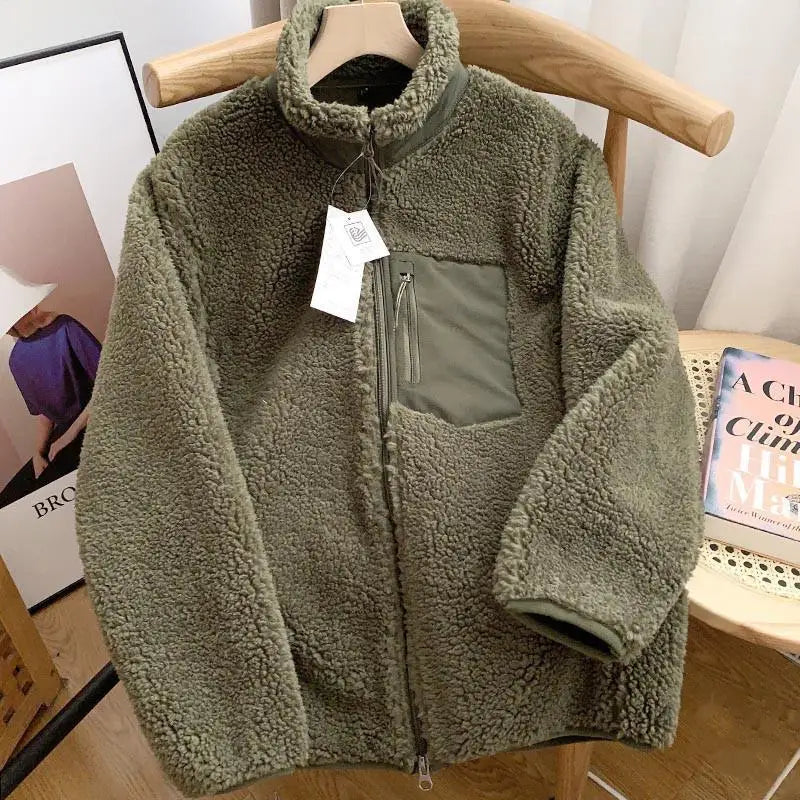 Manteau Hiver Femme - Veste Douillette et Élégante en Fourrure Synthétique pour Grand Froid