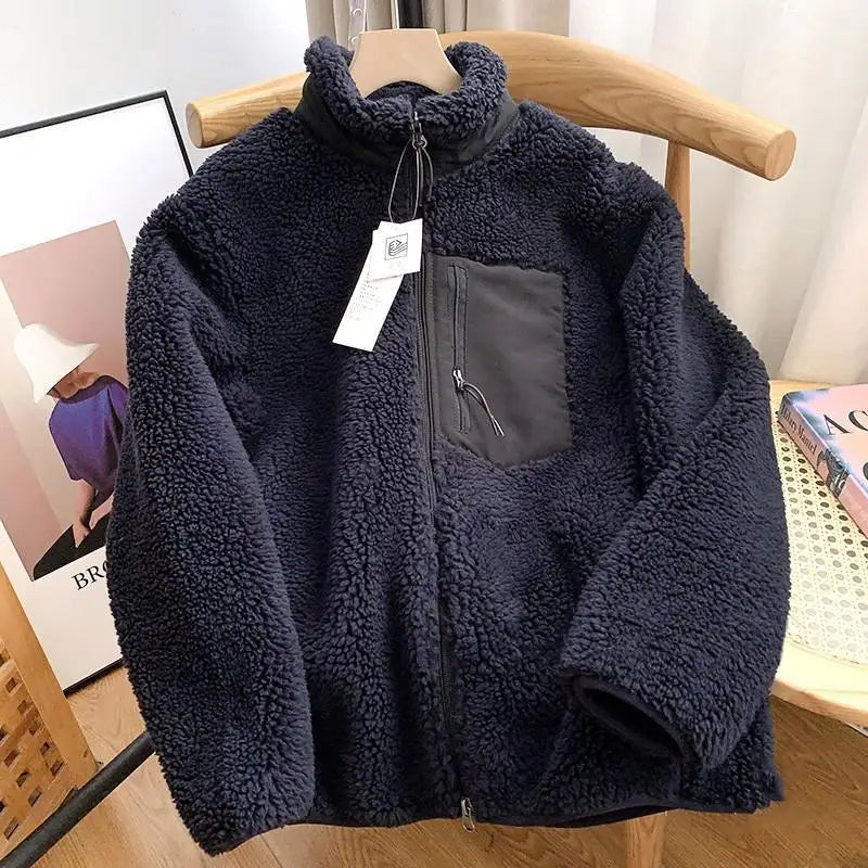 Manteau Hiver Femme - Veste Douillette et Élégante en Fourrure Synthétique pour Grand Froid