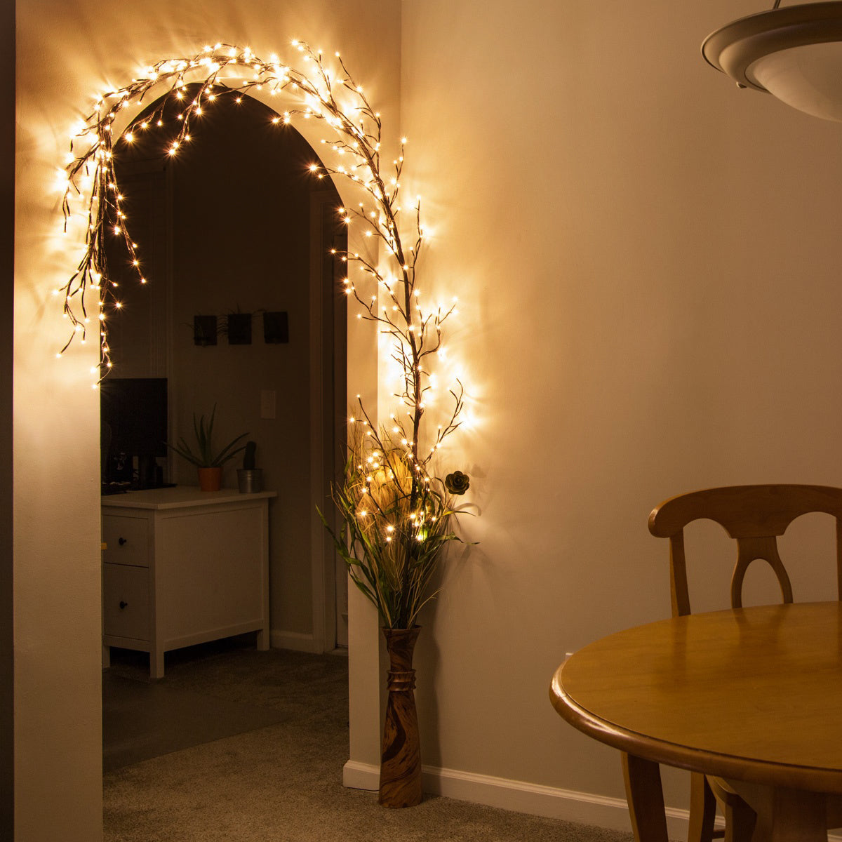 Lampe LED Décorative Floral Moderne - PanierRoyale