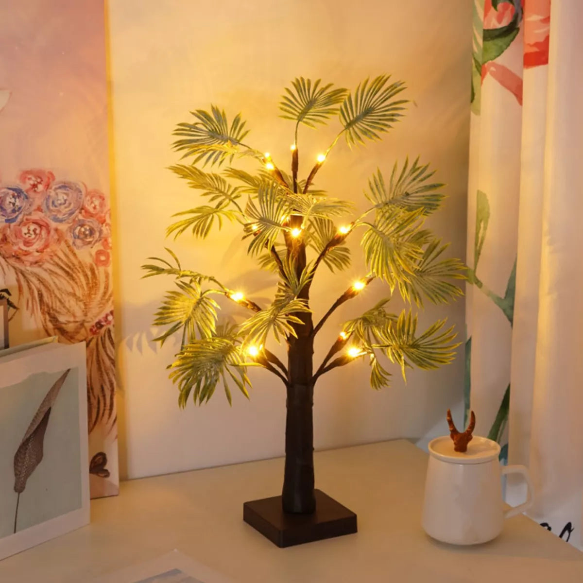 Palmiera™ – Lumières De Noël Led Décorative en Forme de Feuilles de Palmier