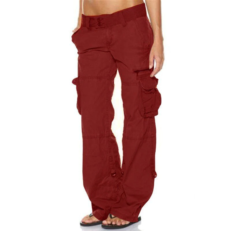 Pantalon cargo femme détente confortable