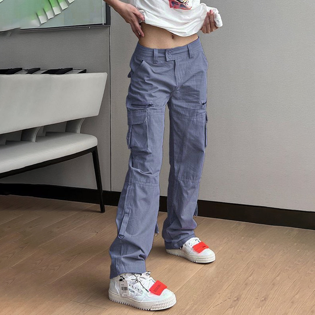 Pantalon Cargo Décontracté pour Homme avec Ceinture Élastique