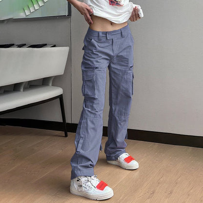 Pantalon Cargo Décontracté pour Homme avec Ceinture Élastique