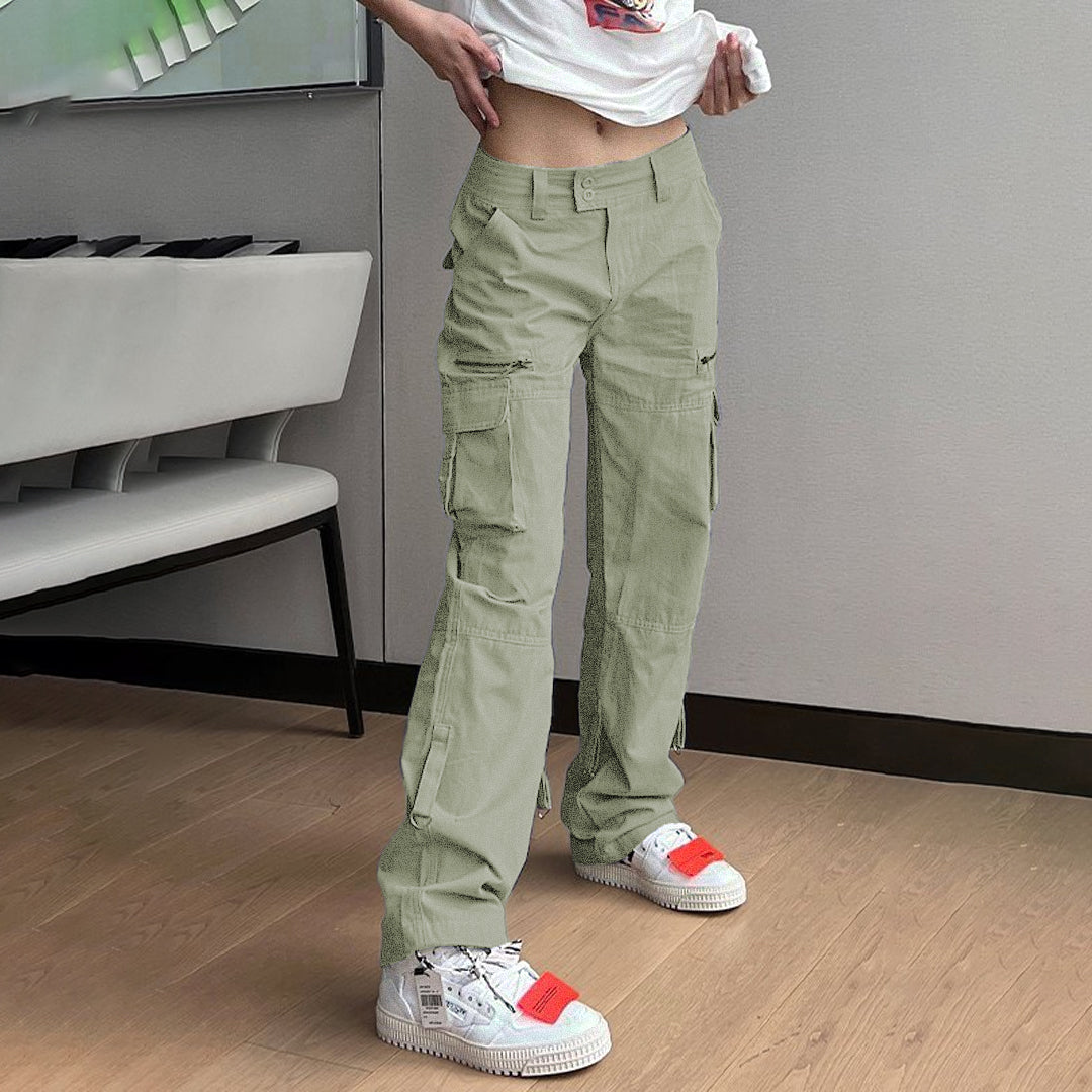Pantalon Cargo Décontracté pour Homme avec Ceinture Élastique