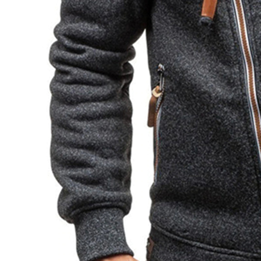 Paul - Gilet polaire avec capuche pour hommes