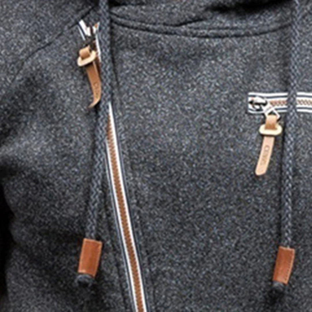 Paul - Gilet polaire avec capuche pour hommes