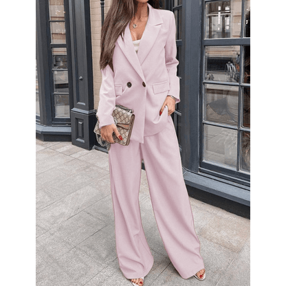 Costume Femme Chic Tailleur Pantalon Business