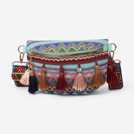 Sac à Main Rouge à Baudoulière Réglable - PanierRoyale