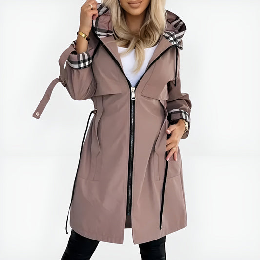 Manteau Femme Chic à Fermeture Éclair Zippée - PanierRoyale