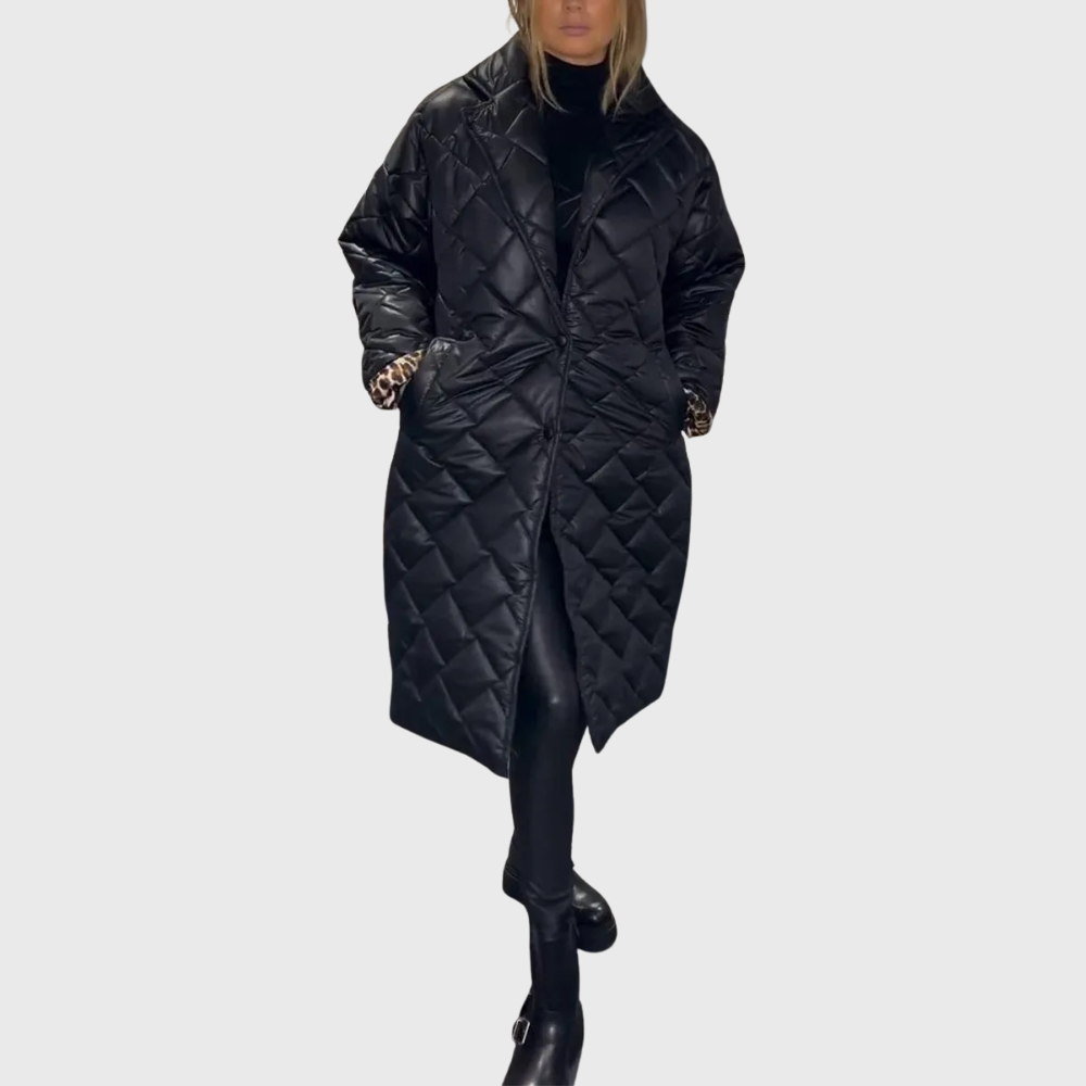 Manteau Matelassé Unisexe Réversible Coupe Confort - PanierRoyale