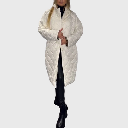 Manteau Matelassé Unisexe Réversible Coupe Confort