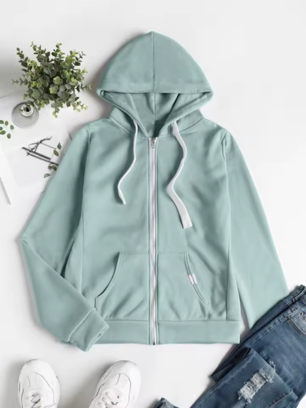 Blouson femme zippé à manches longues
