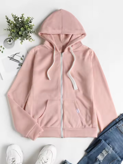Blouson femme zippé à manches longues