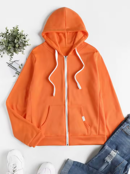 Blouson femme zippé à manches longues