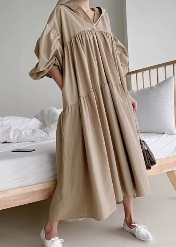 Robe décontractée oversize en coton pour femme - EasyApparels