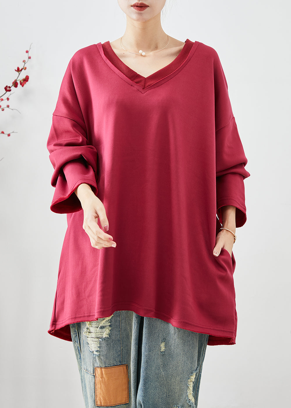 Grandes sweat-shirts décontractés en coton pour homme - EasyApparels