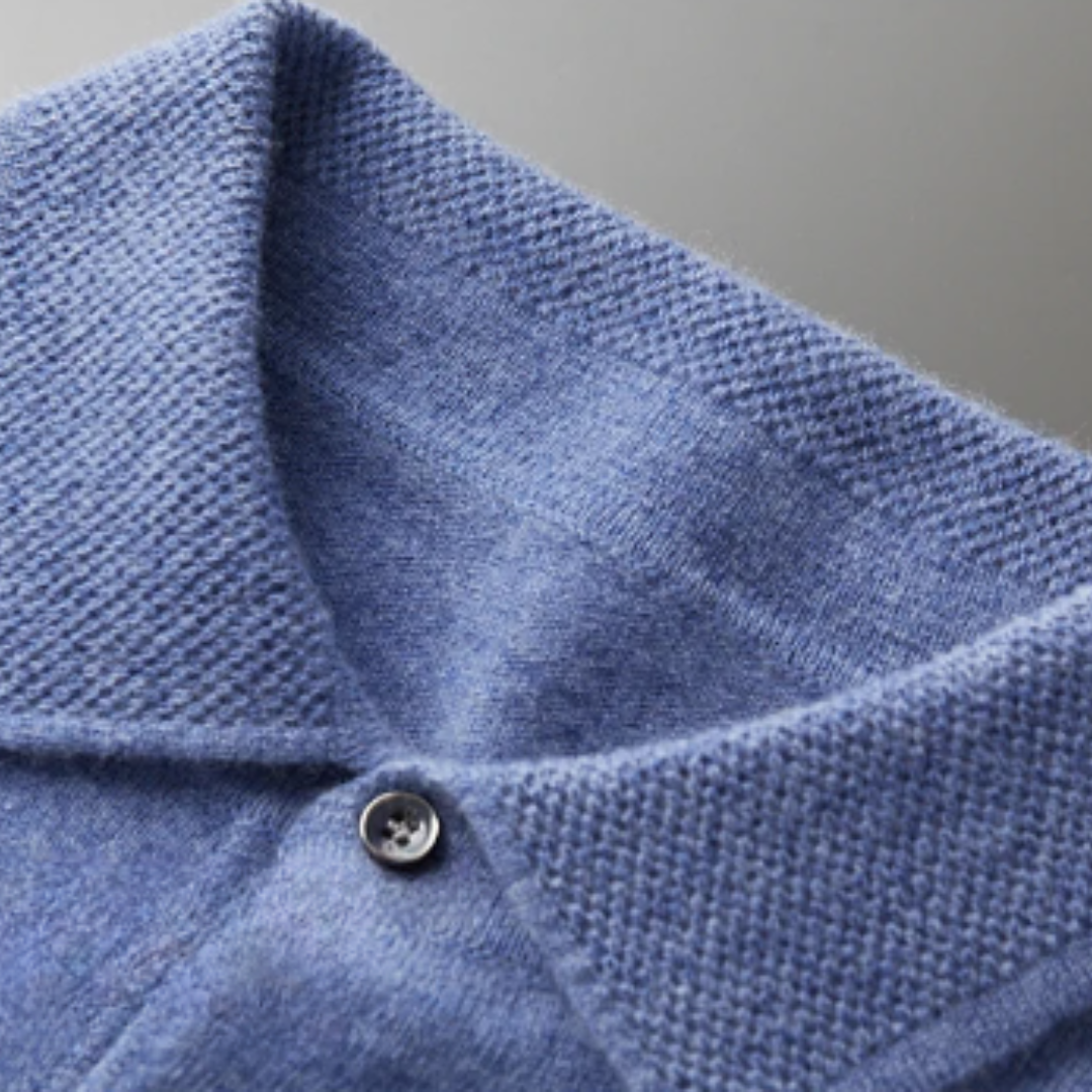 Pull Polo Homme Maille Fine Coupe Moderne